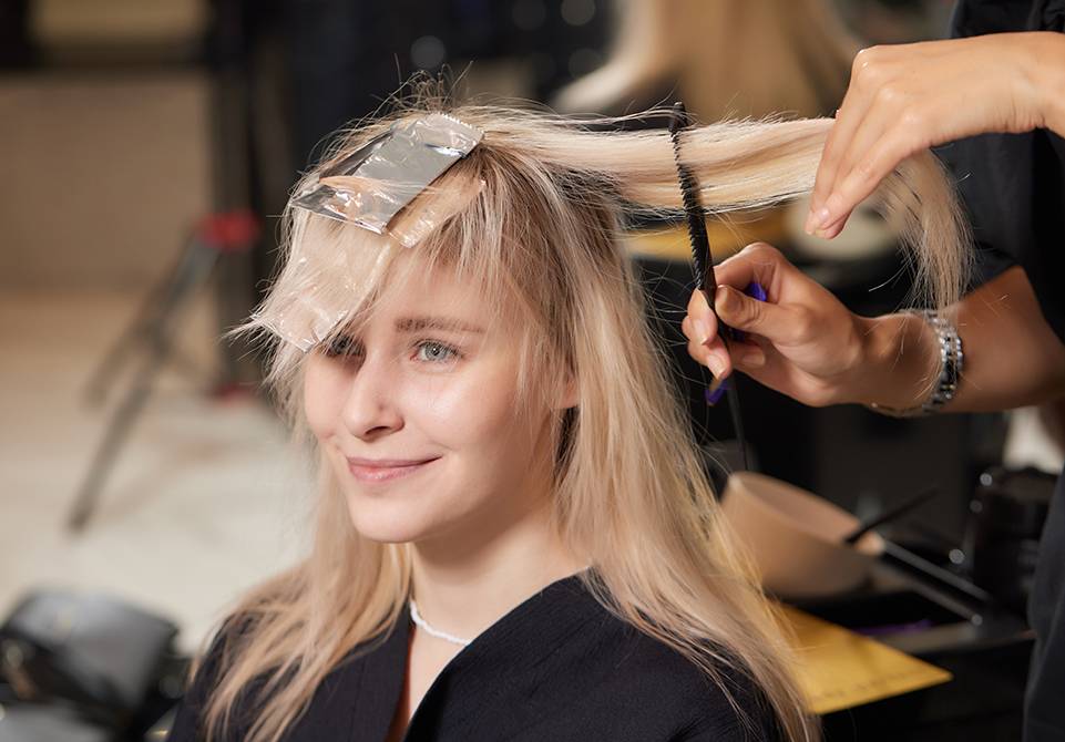 Coloration de cheveux