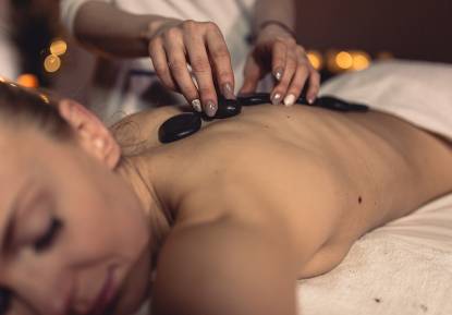 Hot stone massage